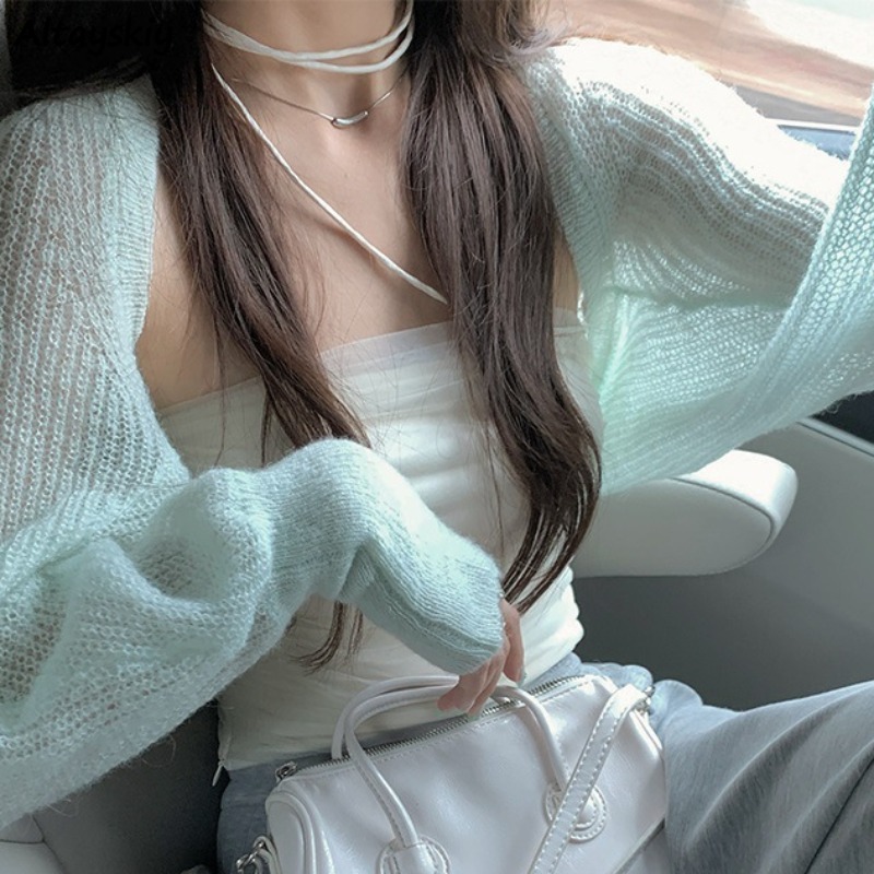 Street Fashion Korean Girl - Kardigan gaya Korea untuk wanita gadis