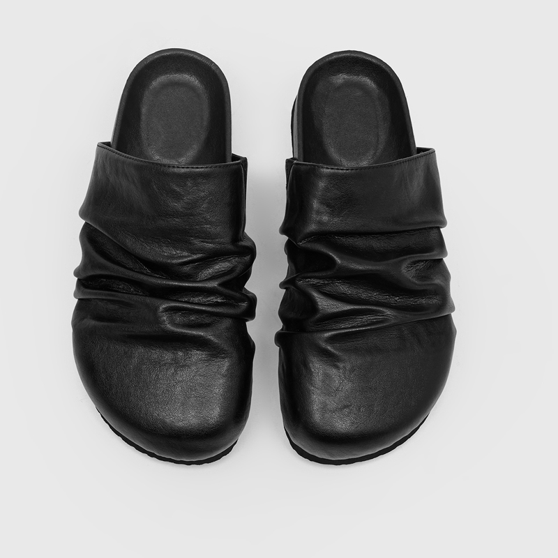 Street Fashion Designer - Sepatu Santai Boken Desain Lipit, Sandal