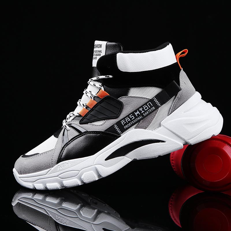 Japanese Street Fashion Female - Hightop Musim Panas Pria Sepatu Olahraga