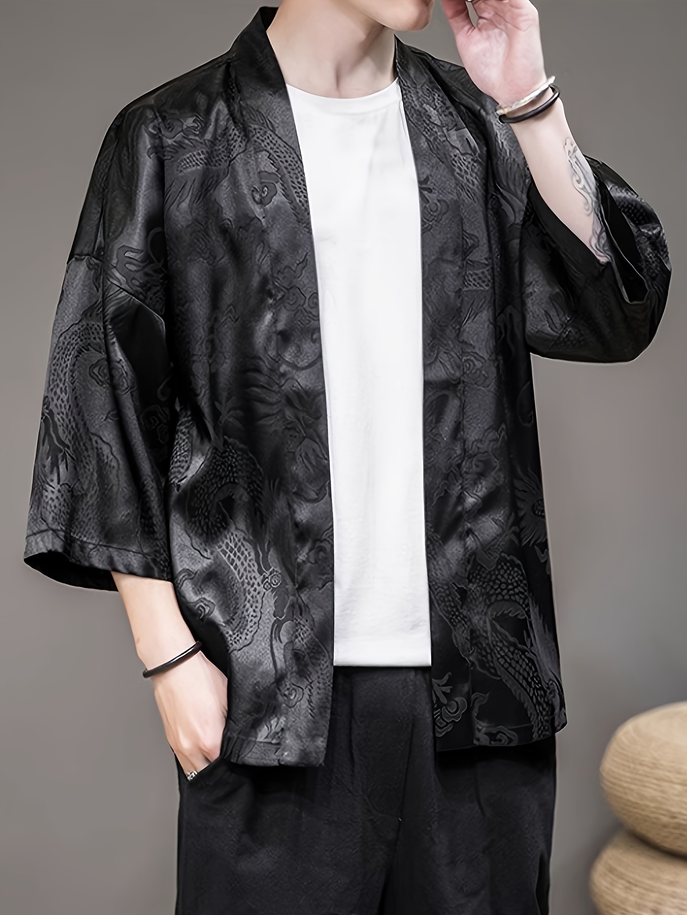 Street Fashion Designer - Kimono Pria Musim Panas 2026 Desain