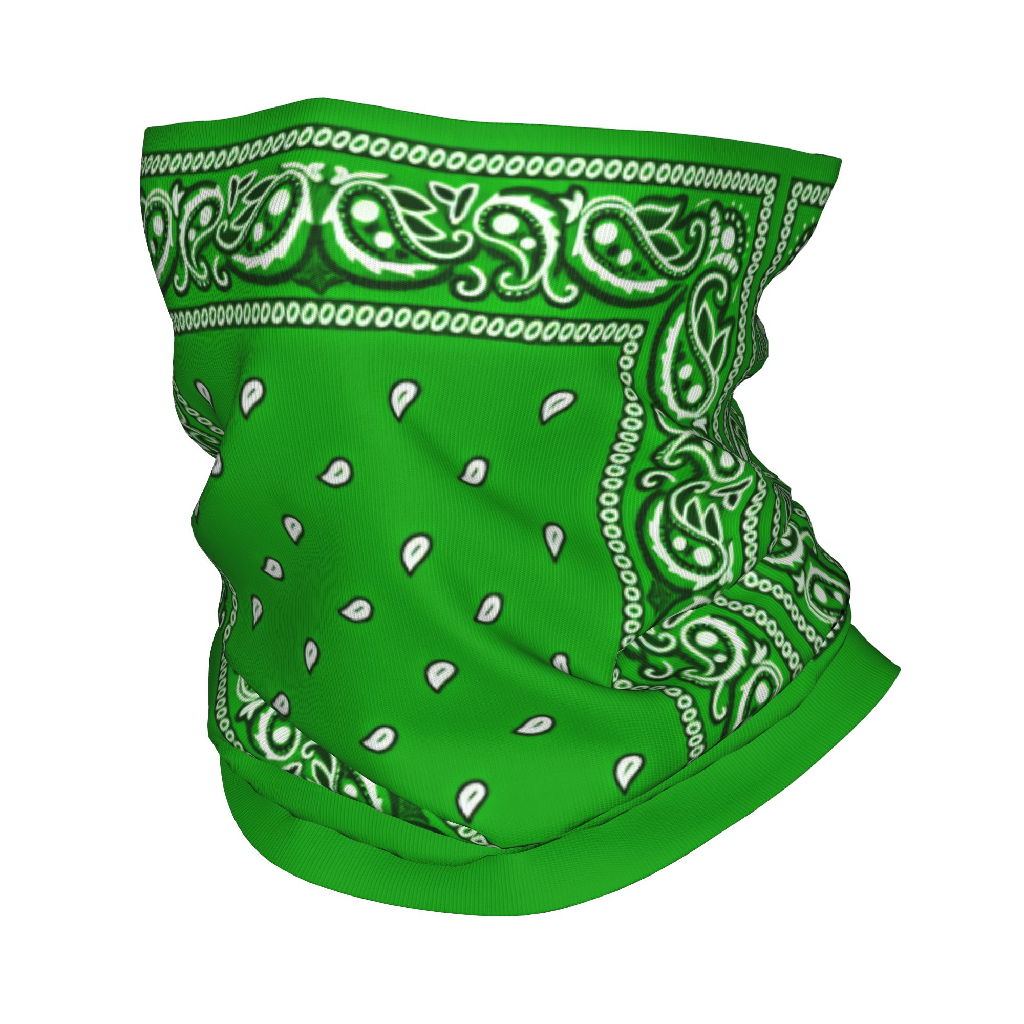 Balaclava Face Mask - Bandana Hijau Keren, Masker Bersepeda, Memancing,