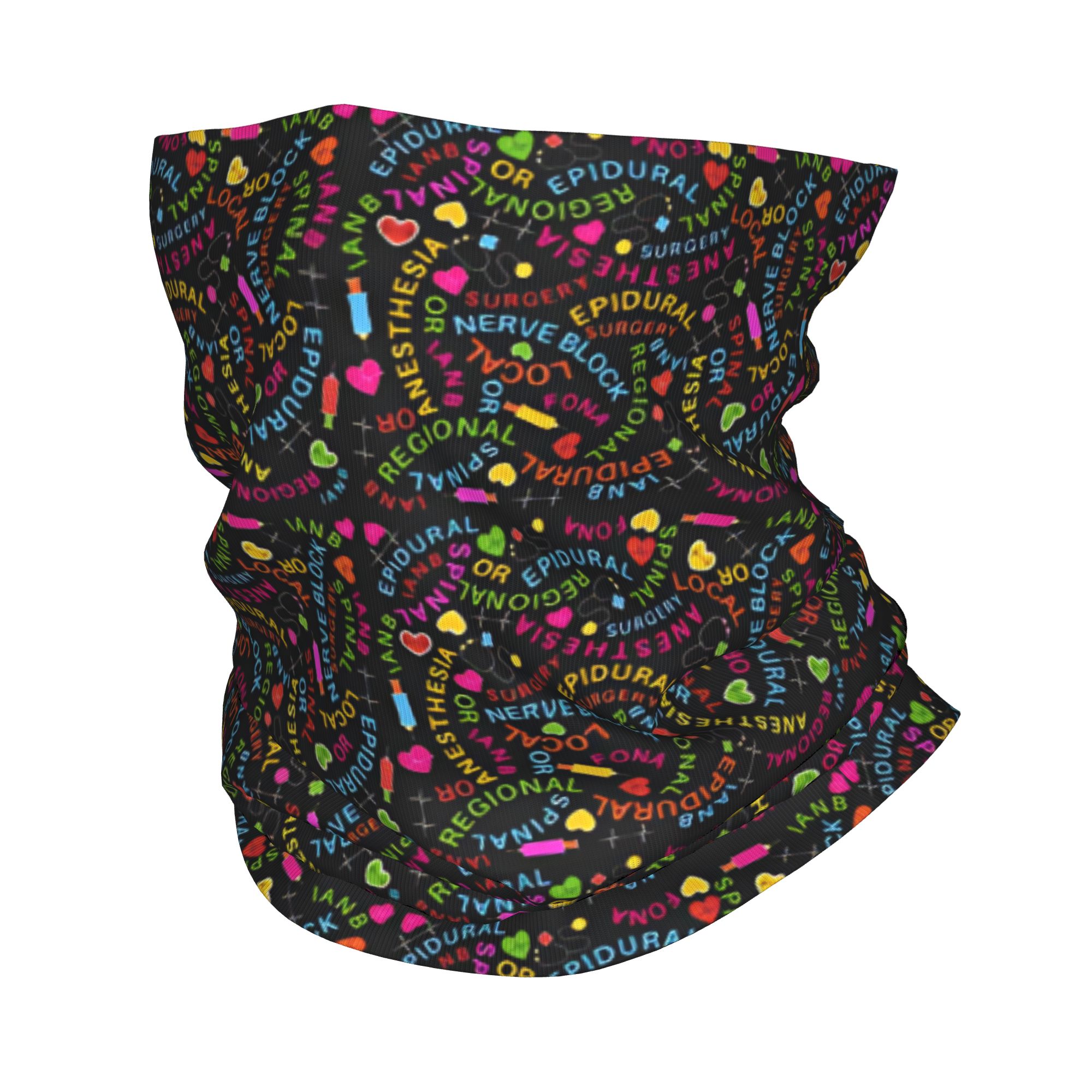 Balaclava Face Mask - Anestesi Anestesiologi Bandana Medis Pelindung Leher