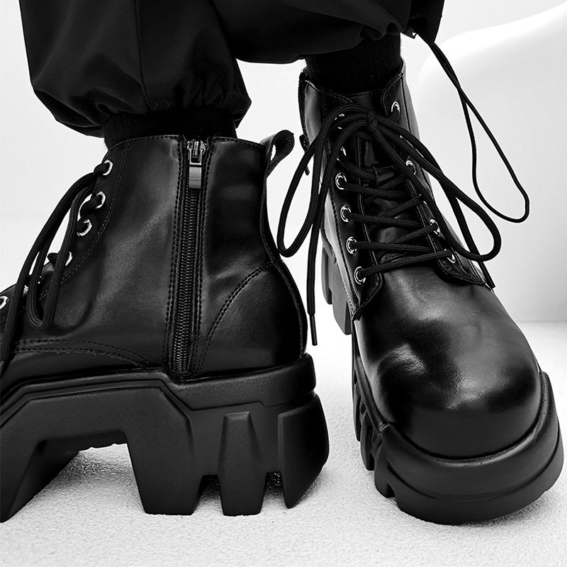 Street Fashion Designer - Sepatu bot pria fashion mewah sepatu