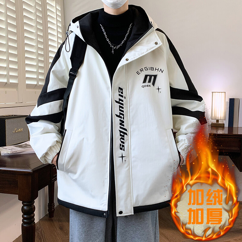 Jaket Hoodie Pria Fleece Tebal - Street Fashion Youth ulasan dan harga