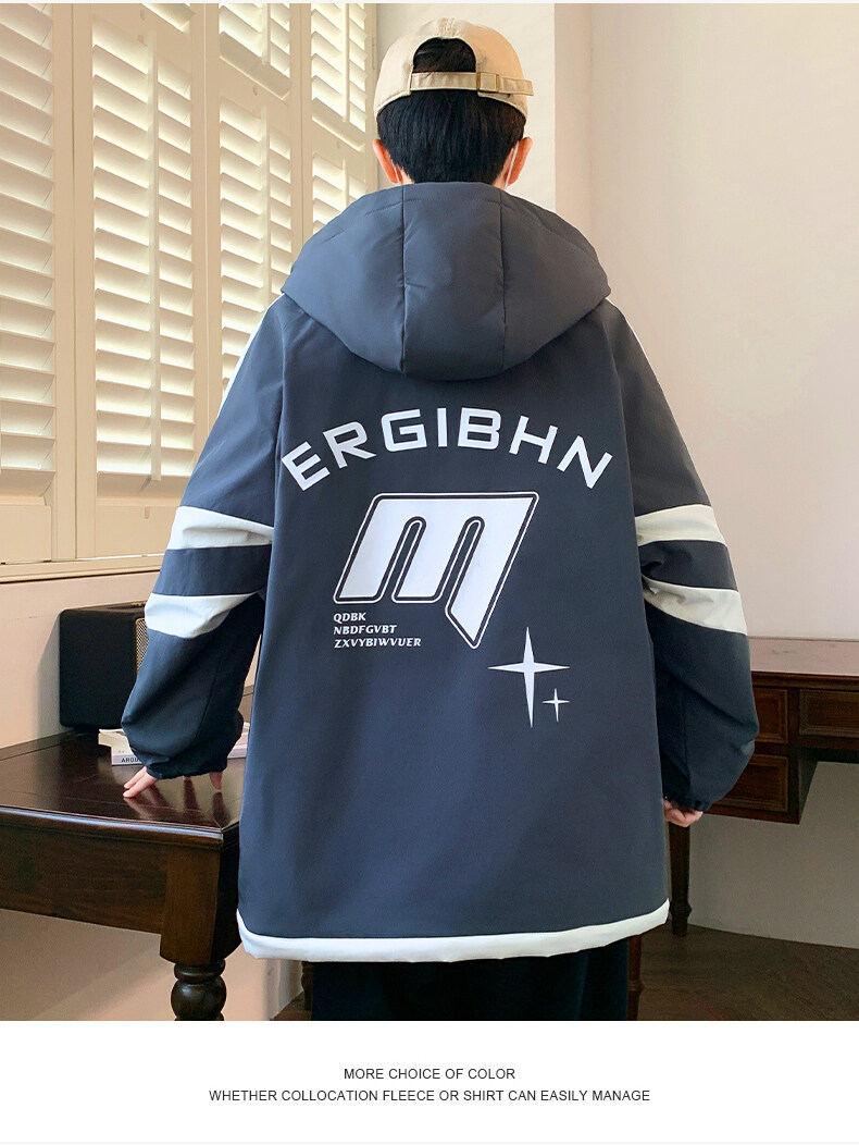 Jaket Hoodie Pria Fleece Tebal - Street Fashion Youth ulasan dan harga