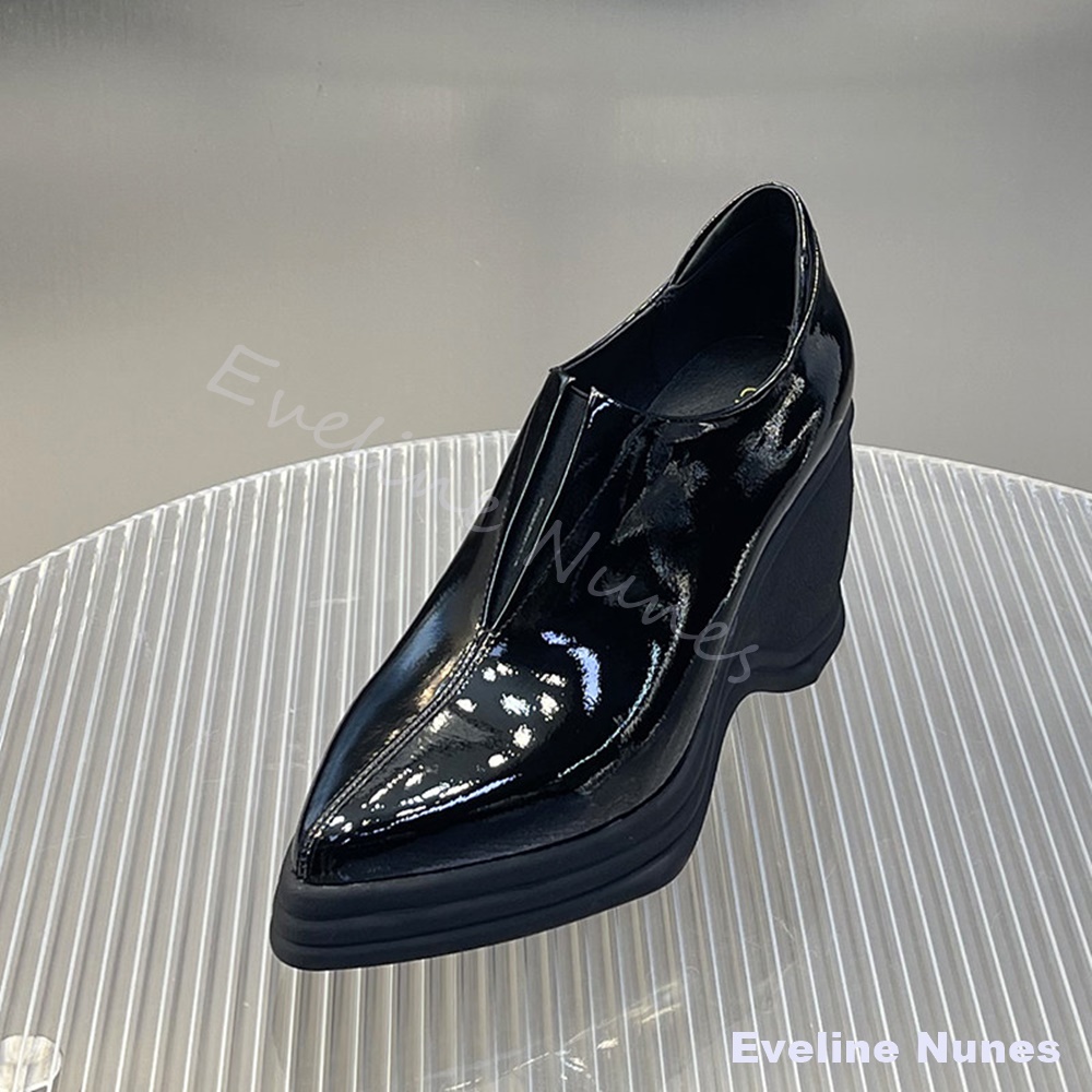 Sepatu Wedge Hak Tinggi Wanita - Street Fashion Y2K ulasan dan harga