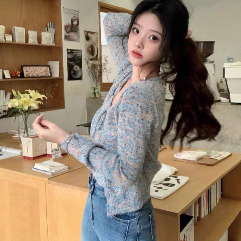 Set rajutan wanita musim gugur - Street Fashion Korean Girl ulasan dan harga
