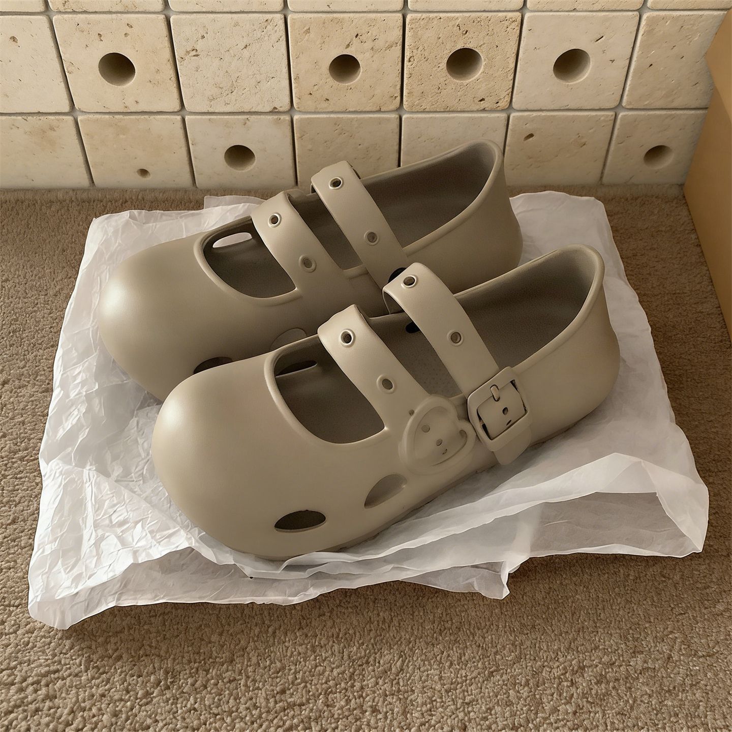 Sepatu Balet Platform Musim Pa - Street Fashion Korean Girl ulasan dan harga