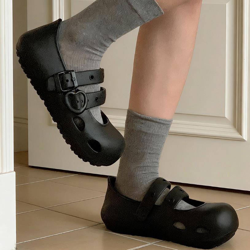 Sepatu Balet Platform Musim Pa - Street Fashion Korean Girl ulasan dan harga