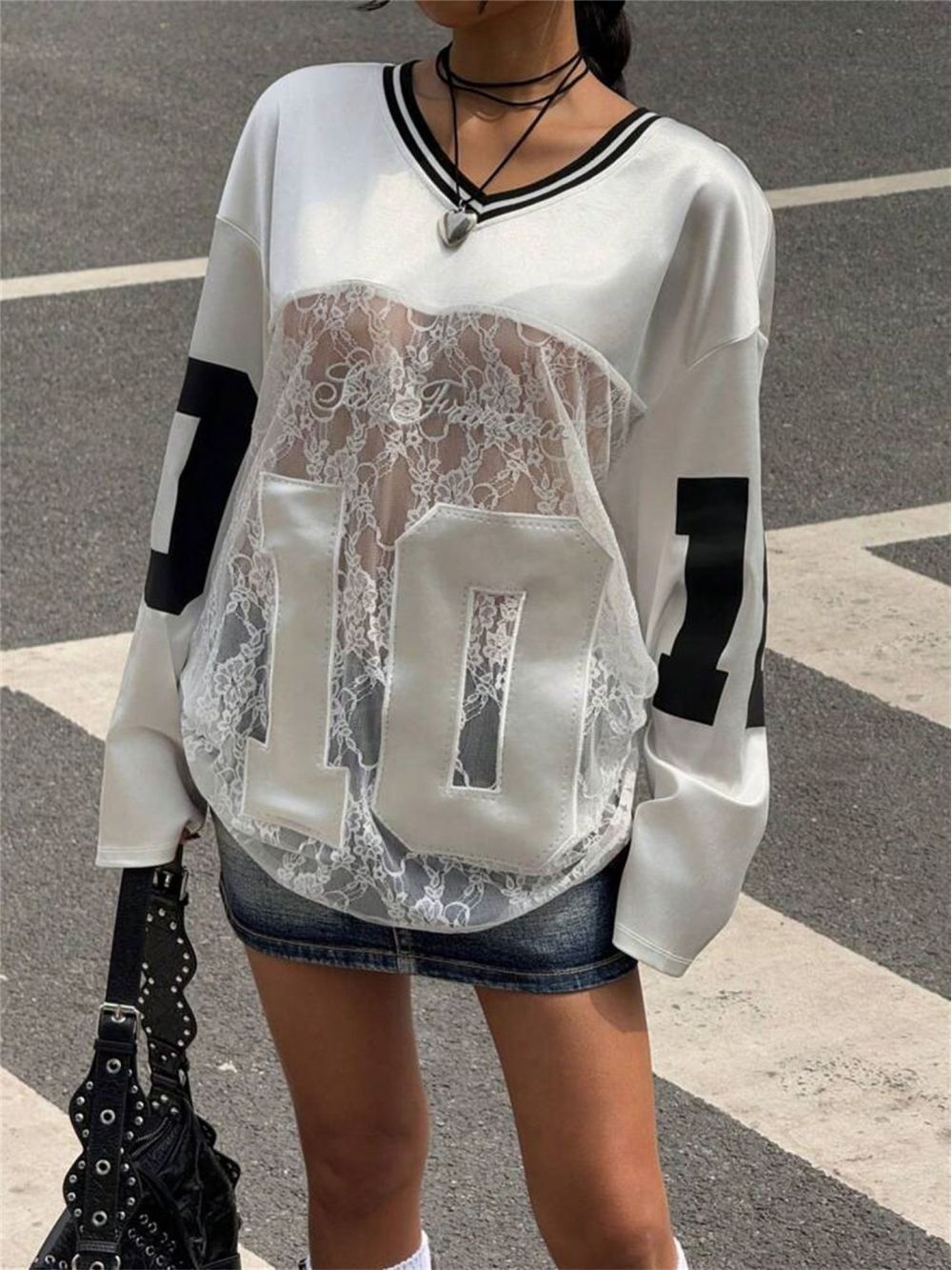 Kemeja Amerika Model Y2K Musim - Girl Fashion Street ulasan dan harga