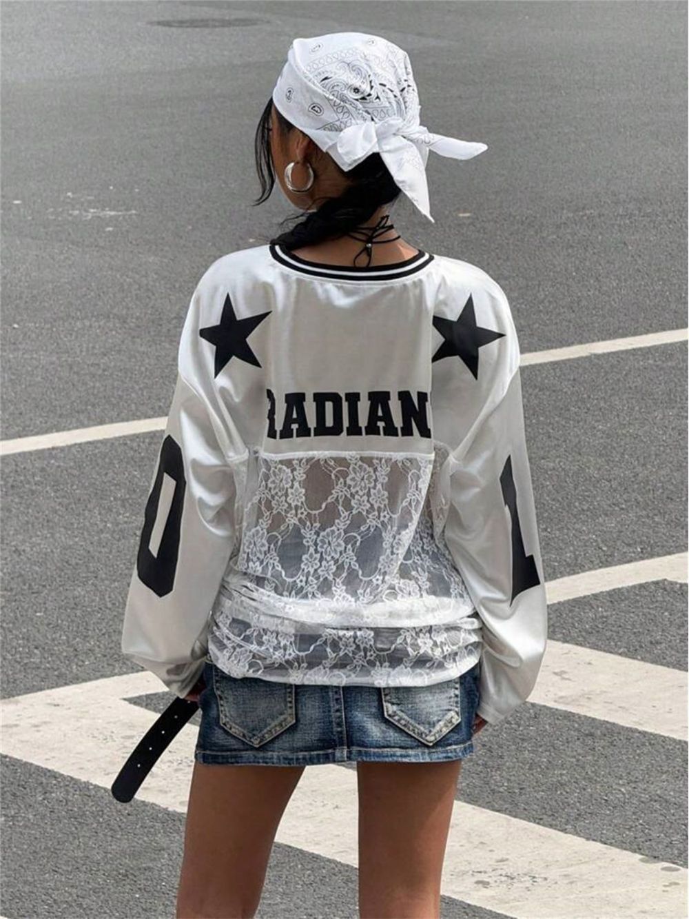 Kemeja Amerika Model Y2K Musim - Girl Fashion Street ulasan dan harga