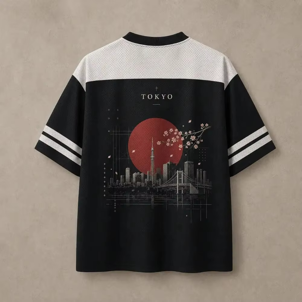 Harajuku Tokyo Red Moon Patte  - Street Fashion In Tokyo ulasan dan harga
