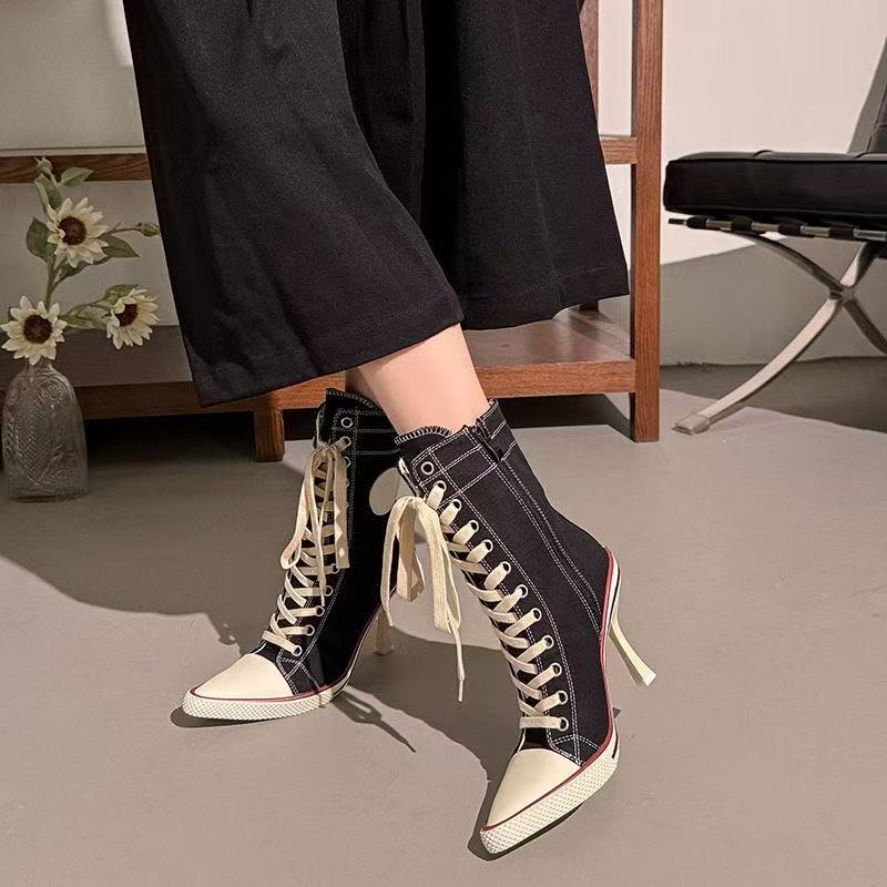 Sepatu Wanita Y2K Desainer Hak - Street Fashion Y2K ulasan dan harga