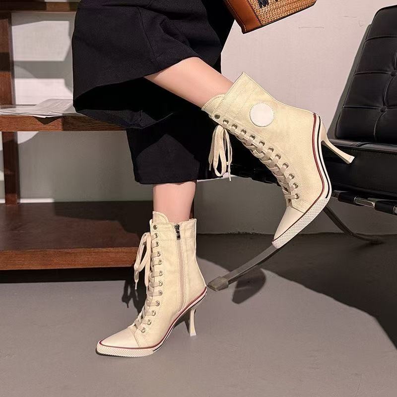 Sepatu Wanita Y2K Desainer Hak - Street Fashion Y2K ulasan dan harga