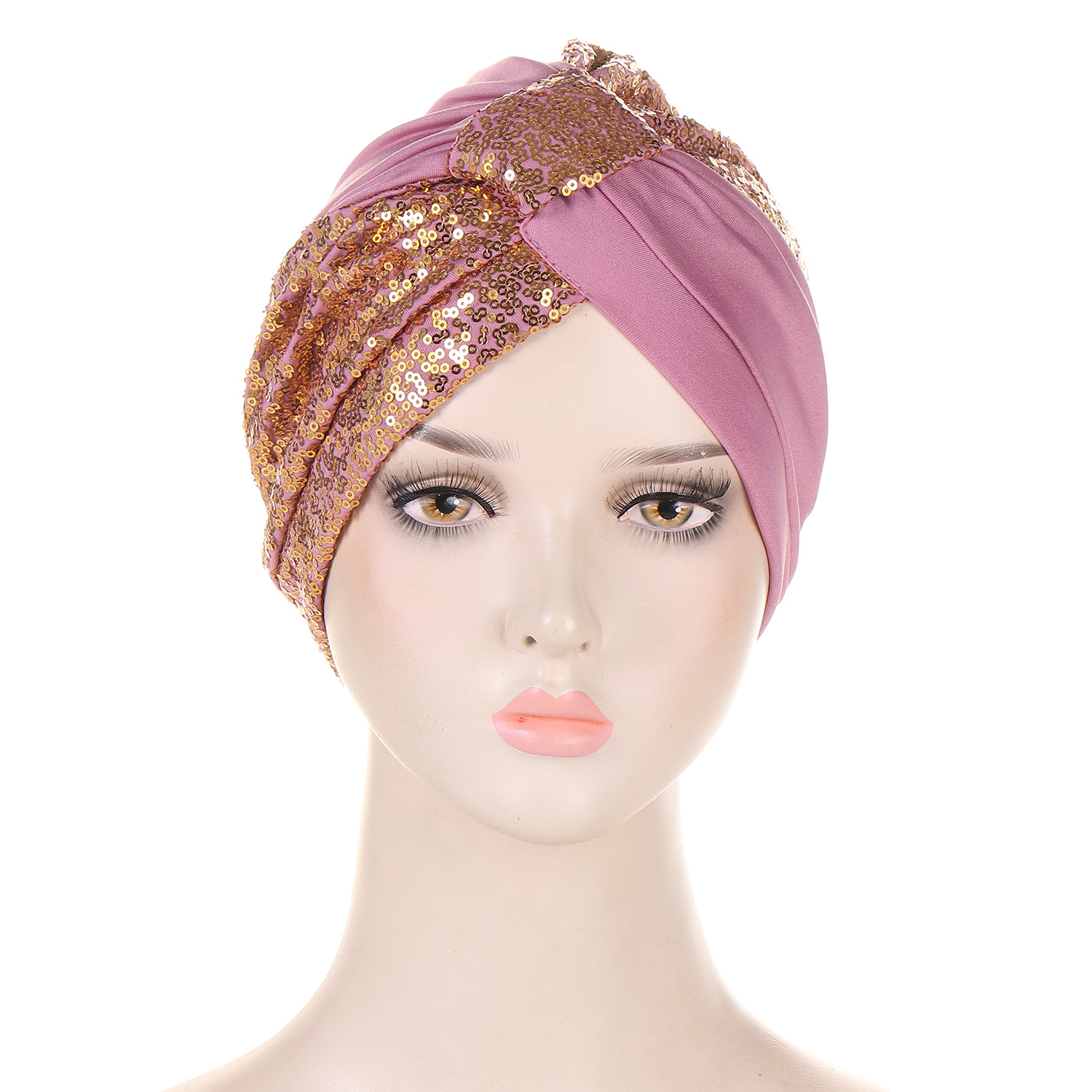 Topi Persegi Sambungan Payet D - Street Fashion Hijab ulasan dan harga