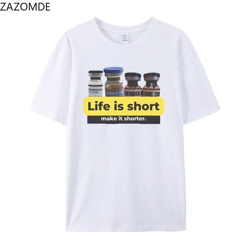 ZAZOMDE Kaos Vintage dengan Ce - Street Fashion Quotes ulasan dan harga