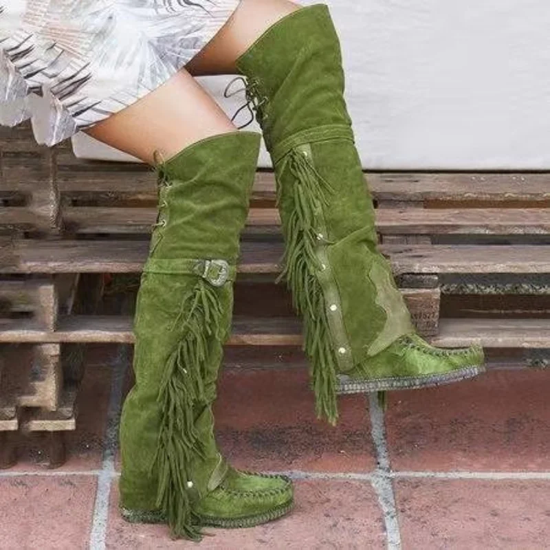 Sepatu Bot Wanita Panjang Selu - Girl Fashion Street ulasan dan harga