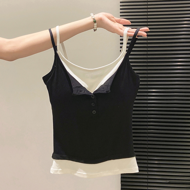 Atasan Wanita Model Dua Potong - Street Fashion Korean Girl ulasan dan harga