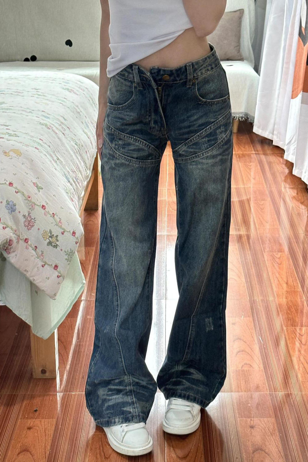 Celana Jeans Wanita Gaya Vinta - Japanese Street Fashion Female ulasan dan harga