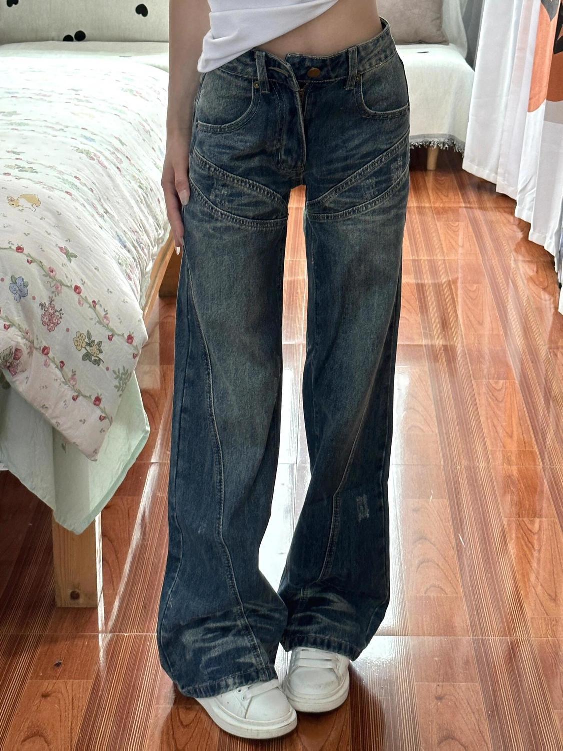 Celana Jeans Wanita Gaya Vinta - Japanese Street Fashion Female ulasan dan harga