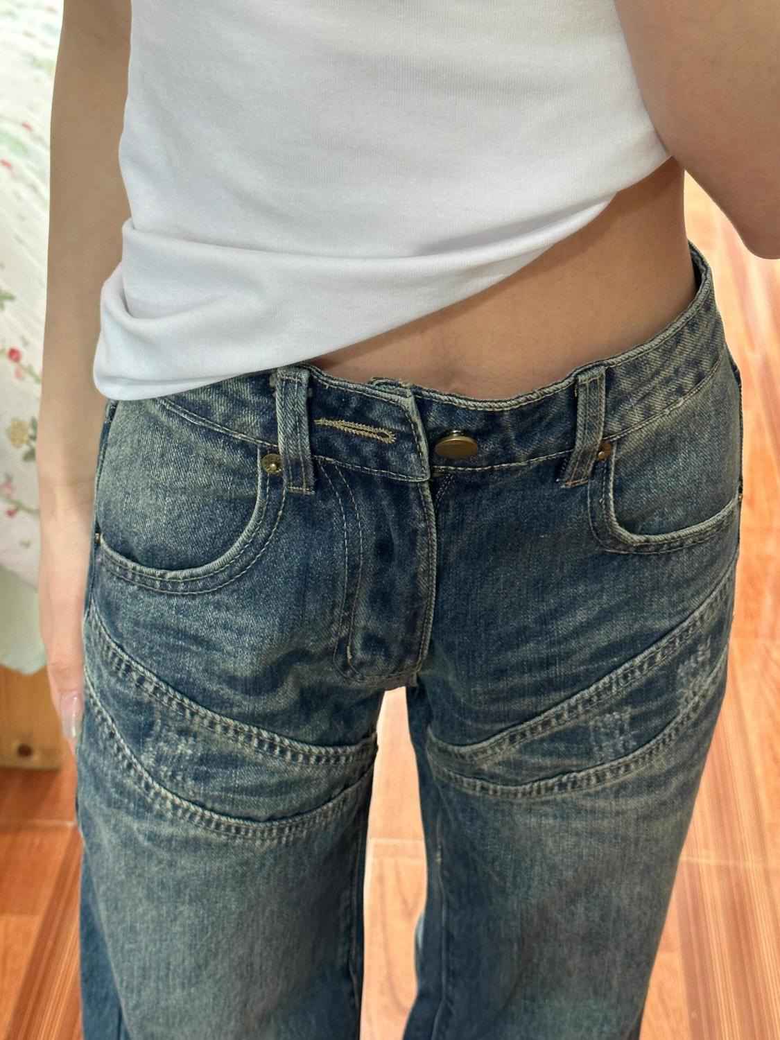 Celana Jeans Wanita Gaya Vinta - Japanese Street Fashion Female ulasan dan harga