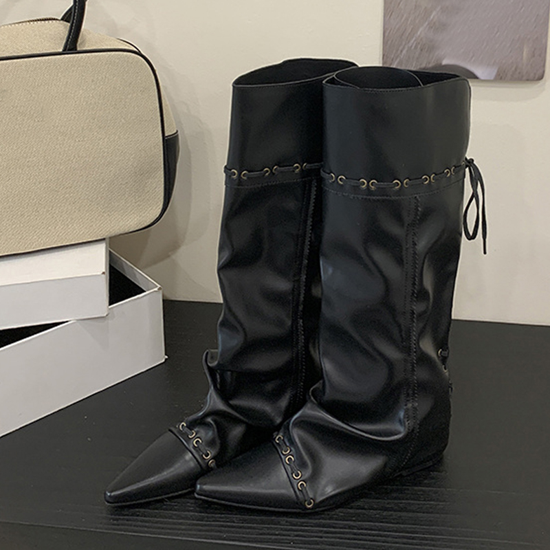 Liyke Sepatu Bot Setinggi Lutu - Street Fashion Designer ulasan dan harga