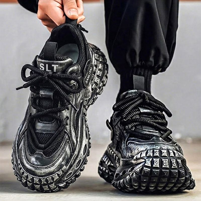 Sepatu Sneakers Chunky Dad Uku - Street Fashion Walk ulasan dan harga