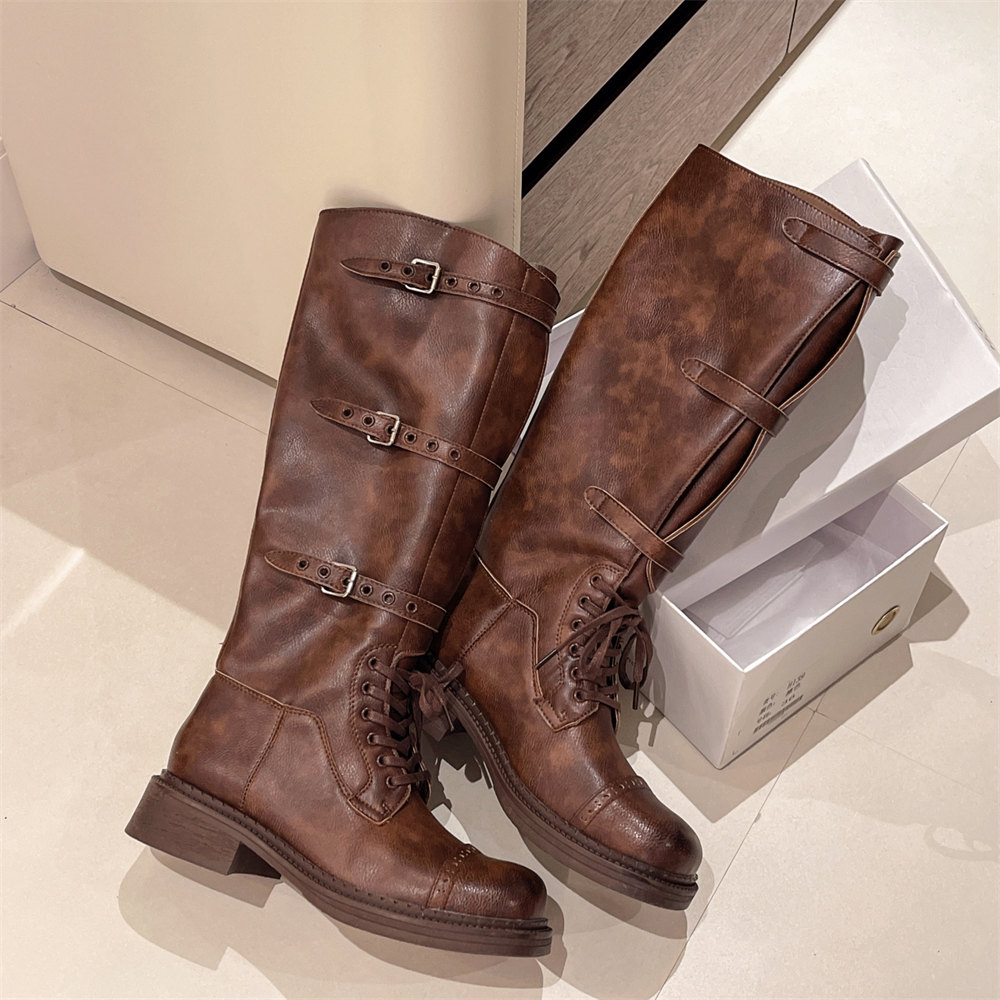 Sepatu Bot Setinggi Lutut Wani - Street Fashion Designer ulasan dan harga