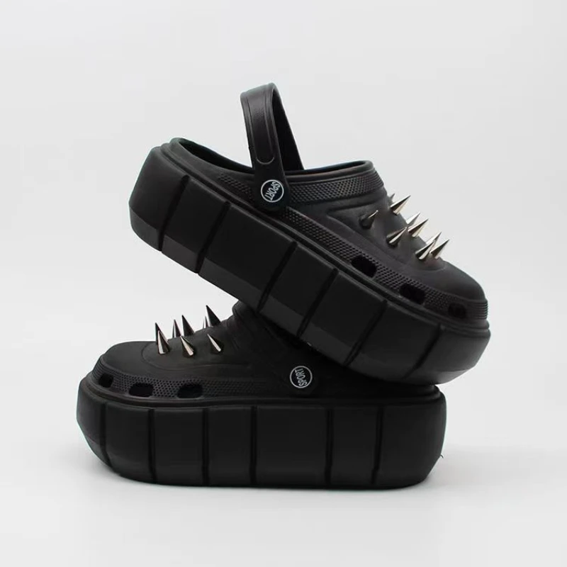 Sepatu Lubang Keling Gaya Y2K  - Street Fashion Y2K ulasan dan harga