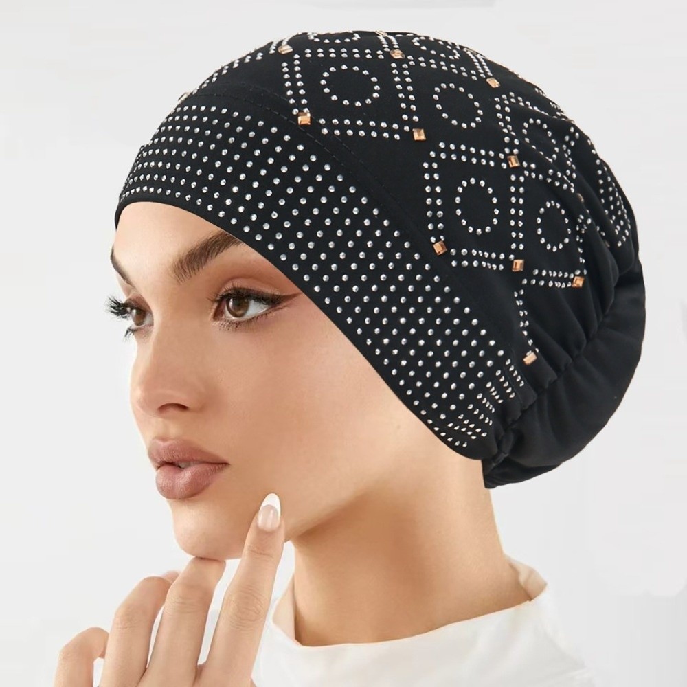Hijab Bonnet Wanita Berhias Be - Street Fashion Hijab ulasan dan harga