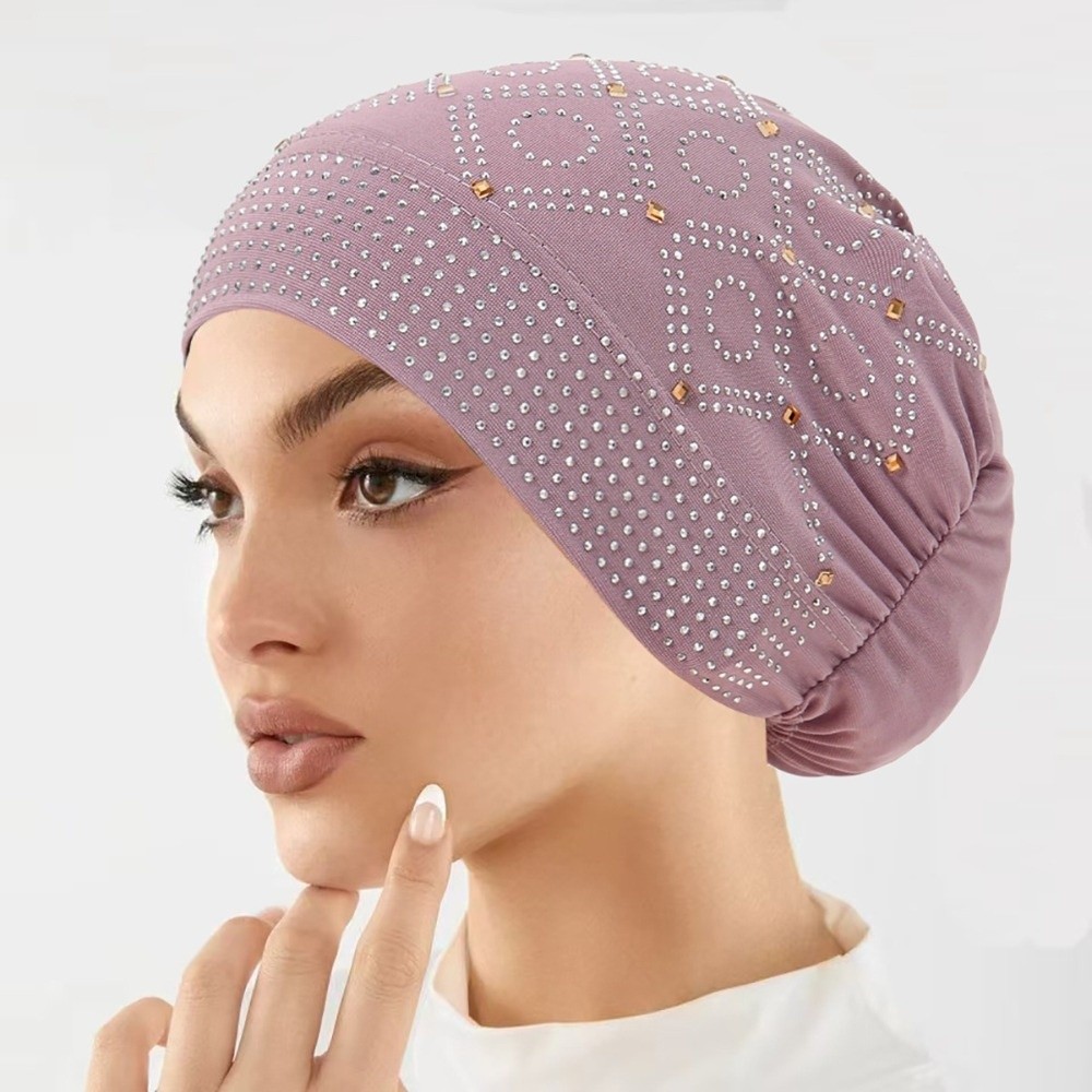Hijab Bonnet Wanita Berhias Be - Street Fashion Hijab ulasan dan harga