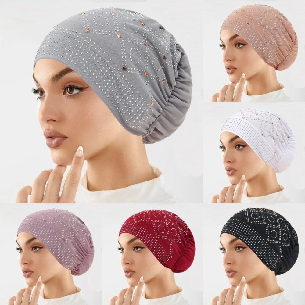 Hijab Bonnet Wanita Berhias Be - Street Fashion Hijab ulasan dan harga