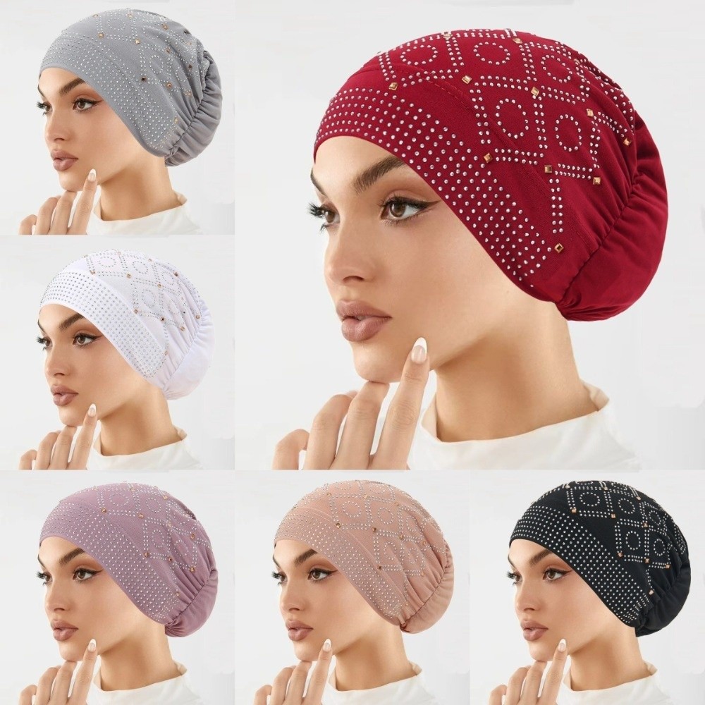 Hijab Bonnet Wanita Berhias Be - Street Fashion Hijab ulasan dan harga