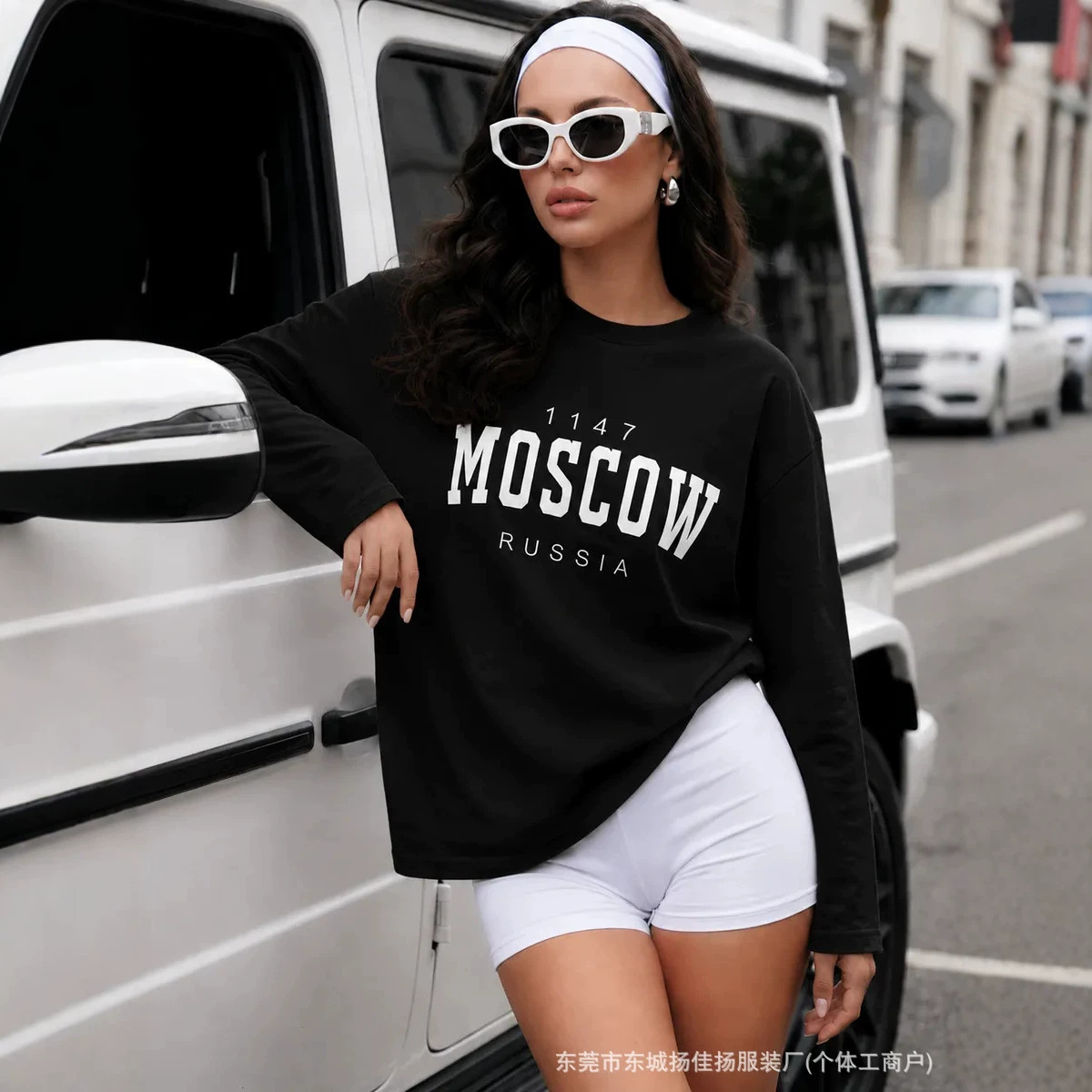 Kaos Oblong Wanita Model Rusia - Street Fashion Moscow ulasan dan harga