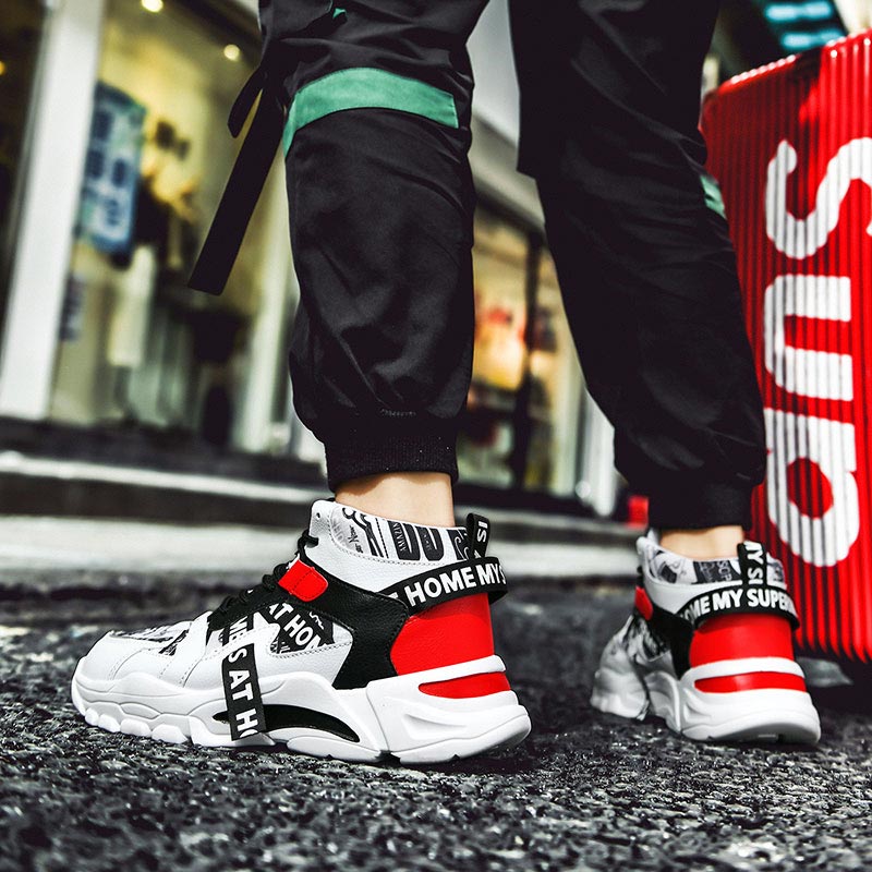 Sneakers Pria Chunky Atasan Ti - Street Fashion Outlet ulasan dan harga