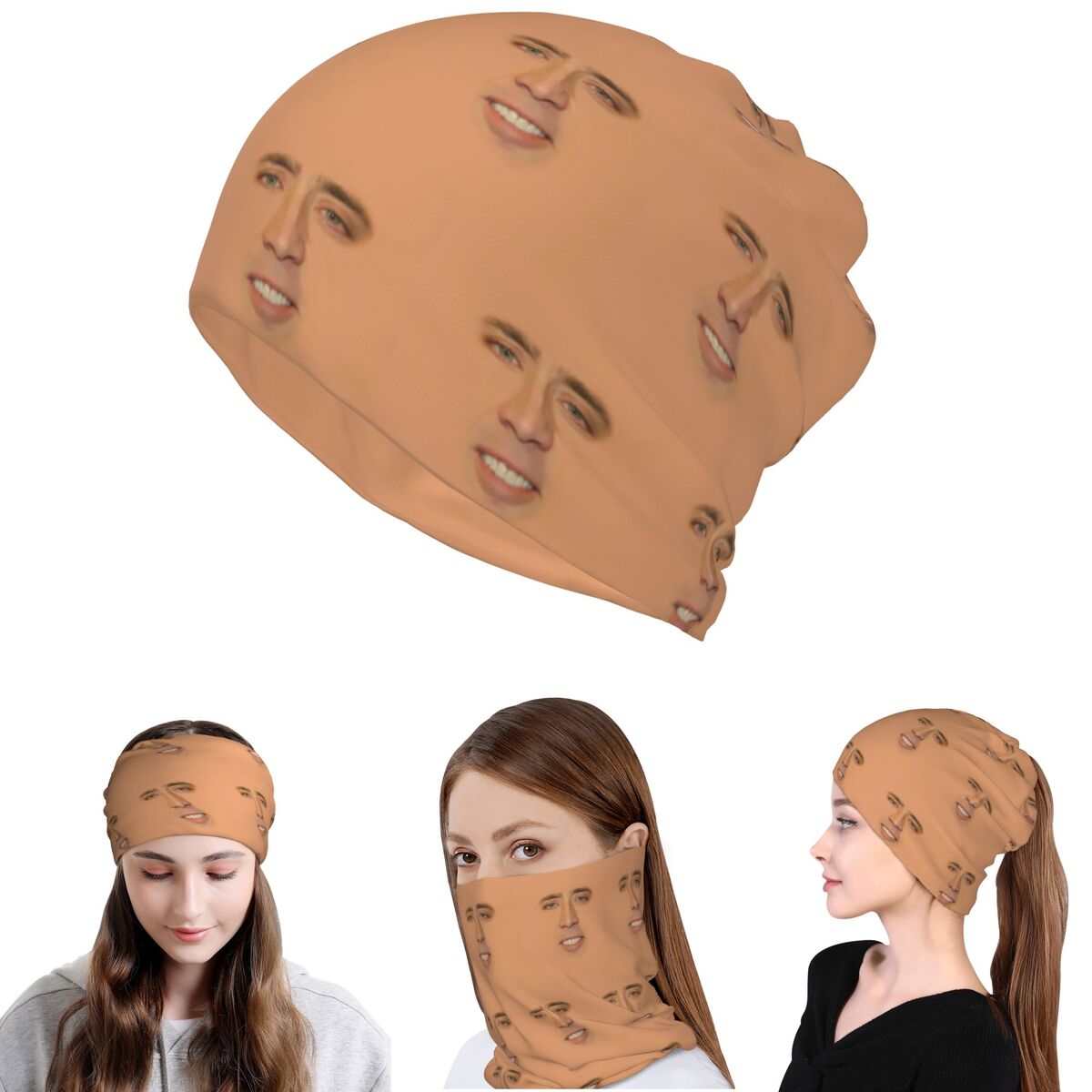 Nicolas Cage Bandana Wajah Pen - Balaclava Face Mask ulasan dan harga