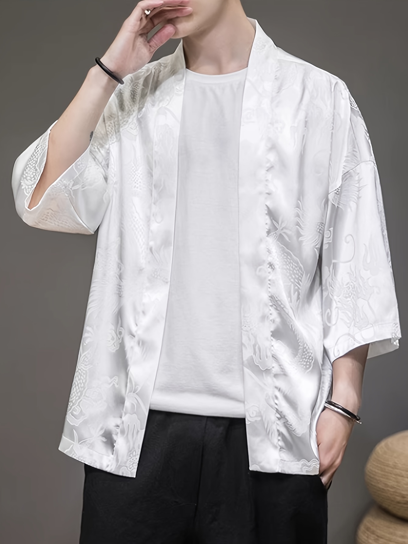 Kimono Pria Musim Panas 2026 D - Street Fashion Designer ulasan dan harga