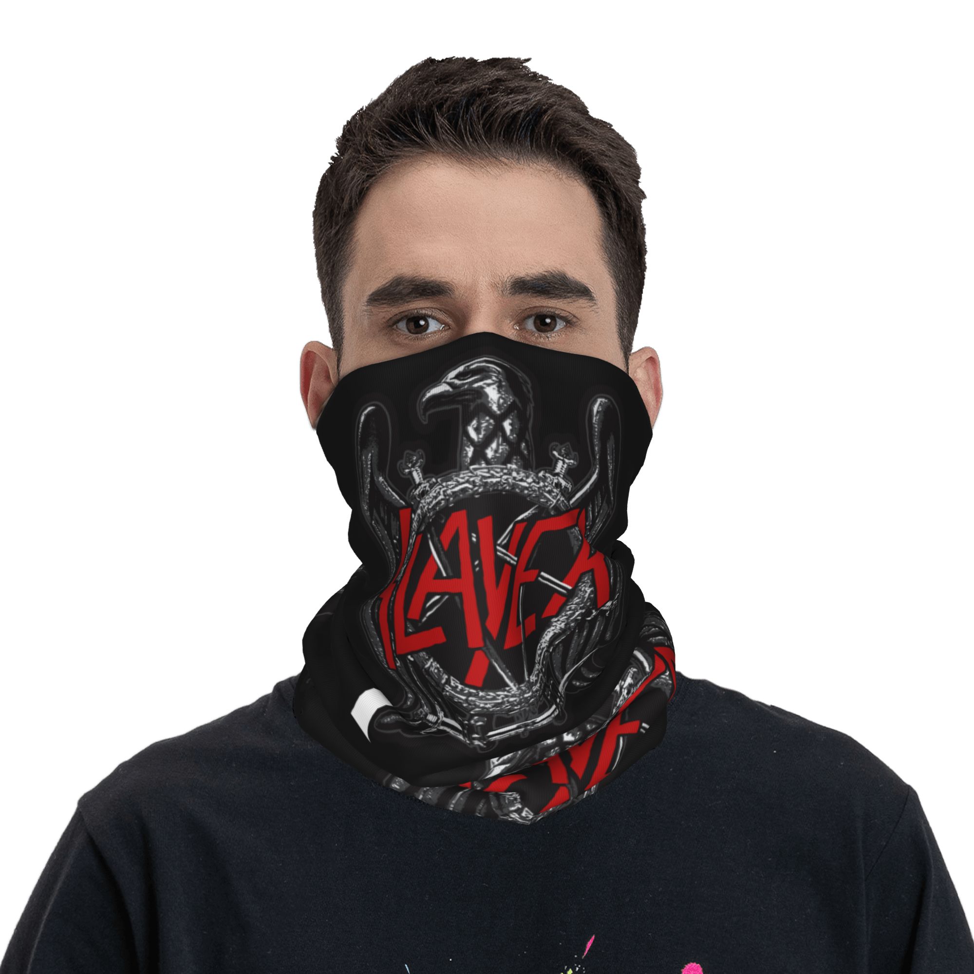 Bandana Logo Custom Slayers, P - Balaclava Face Mask ulasan dan harga