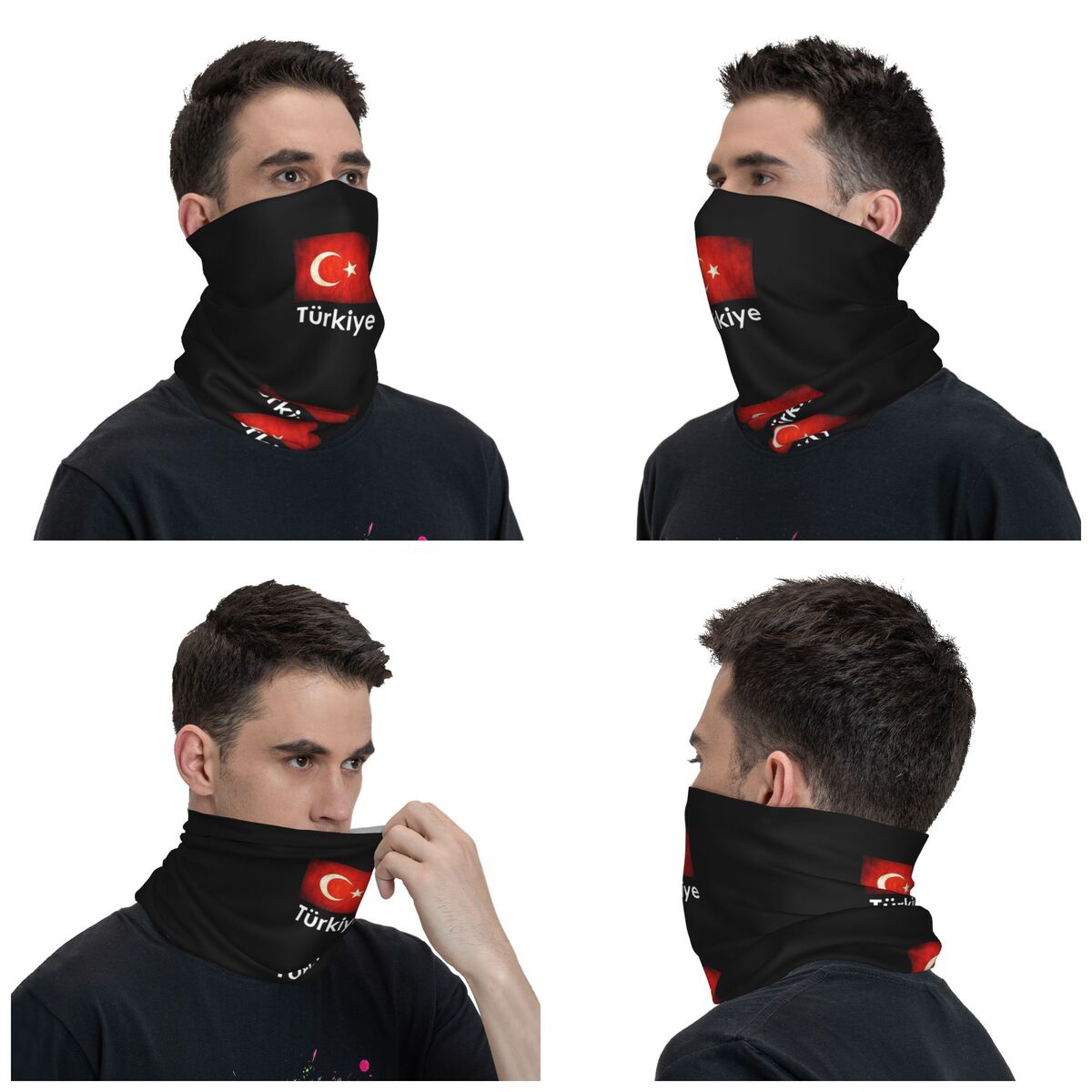 Turkiye Desain Hadiah Bendera  - Balaclava Face Mask ulasan dan harga