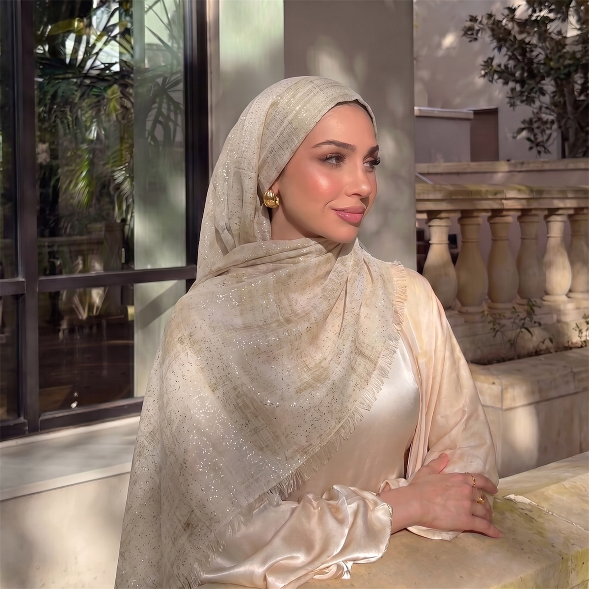 Jilbab Tie Dye Modis, Syal Rin - Street Fashion Hijab ulasan dan harga
