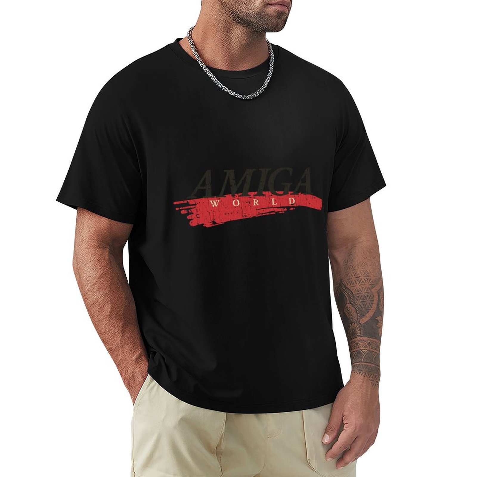 Kaos Amiga World Magazine 1985 - Street Fashion Magazines ulasan dan harga