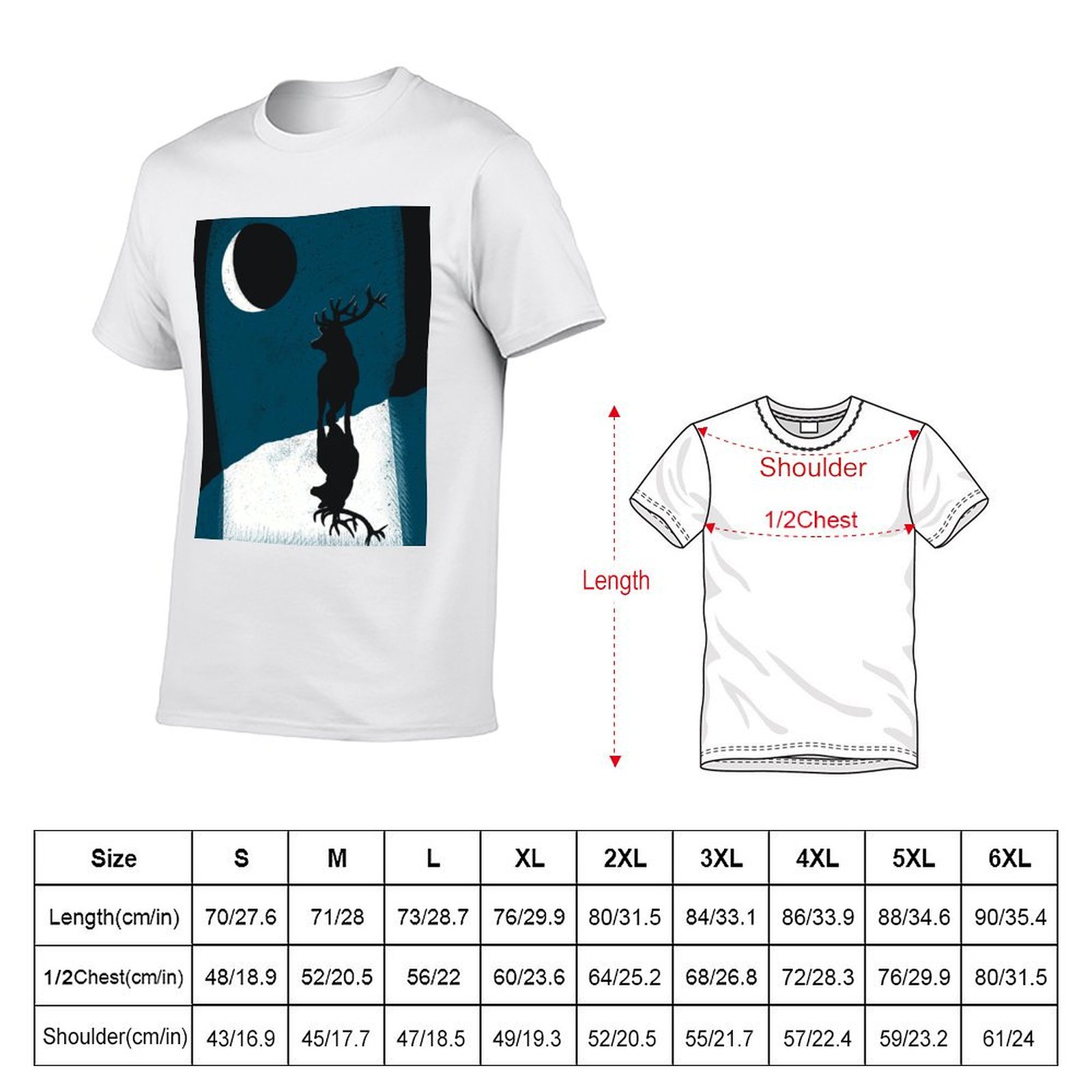 Moonlight Pose T-Shirt Street  - Street Fashion Pose ulasan dan harga