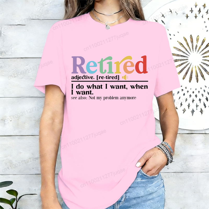 Kaos Lucu untuk Pensiun, Kaos  - Street Fashion Definition ulasan dan harga