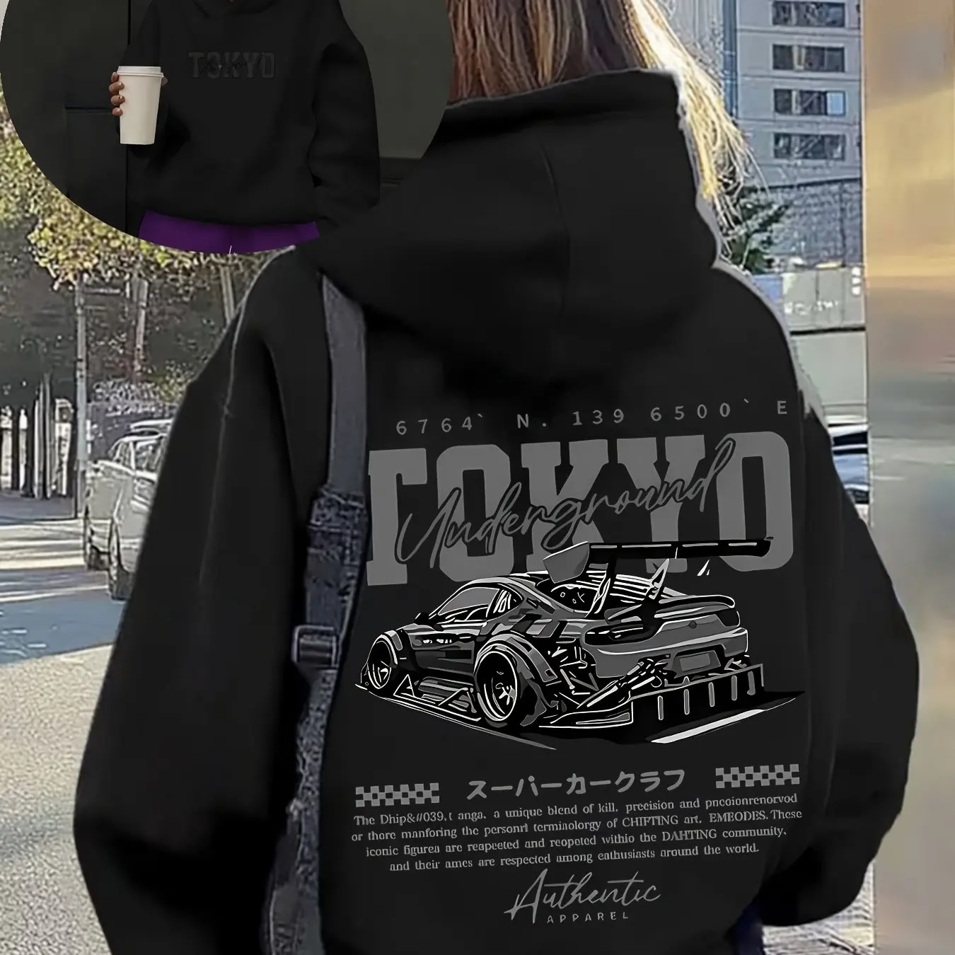 Hoodie Streetwear Jepang Pria  - Street Fashion In Tokyo ulasan dan harga