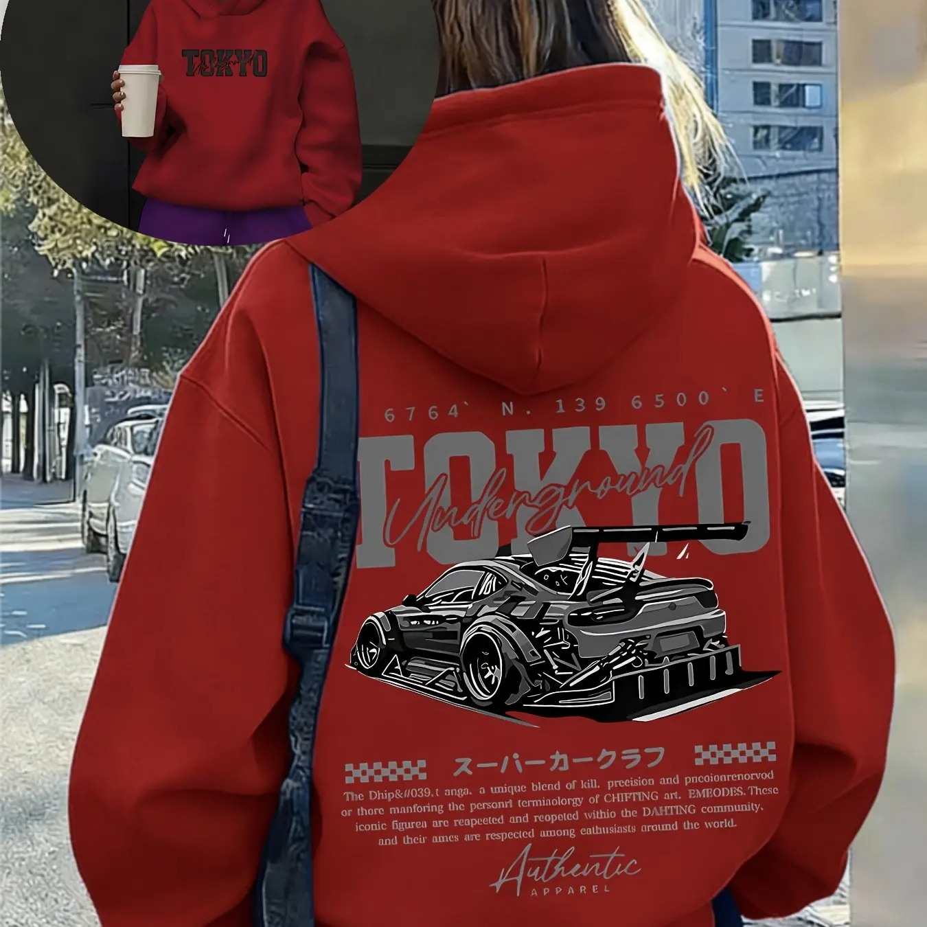 Hoodie Streetwear Jepang Pria  - Street Fashion In Tokyo ulasan dan harga