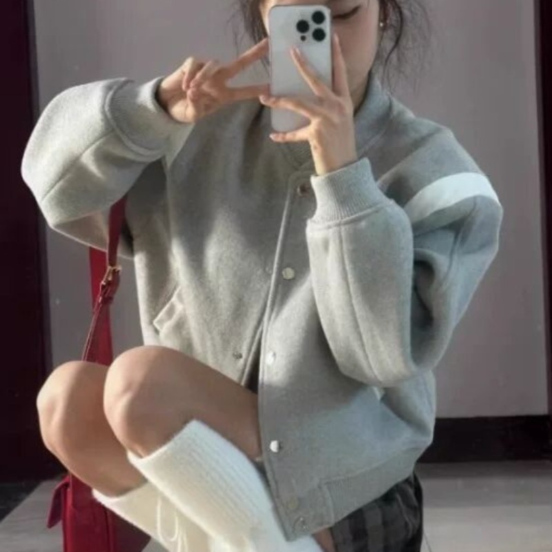 Jaket gaya Korea untuk wanita  - Street Fashion Korean Girl ulasan dan harga