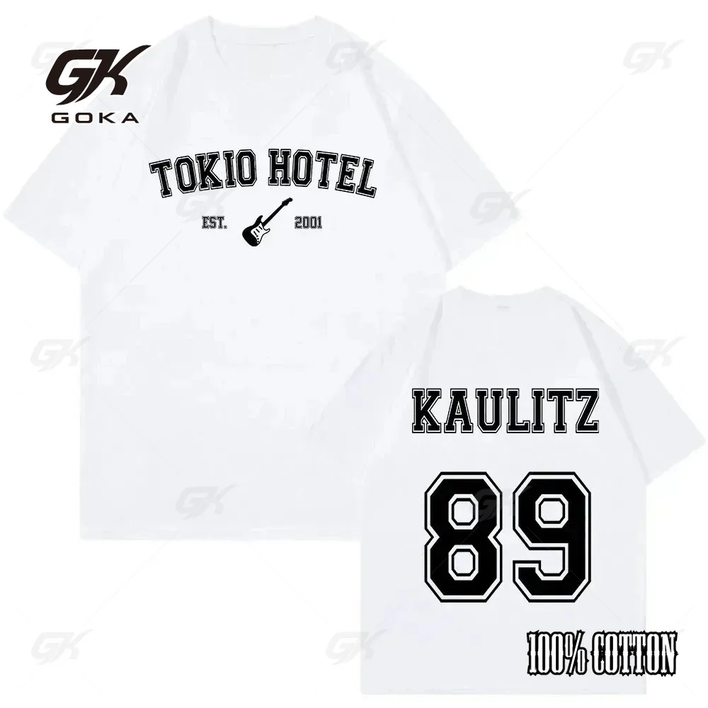 Kaus Gambar Monogram Band Rock - Street Fashion In Tokyo ulasan dan harga