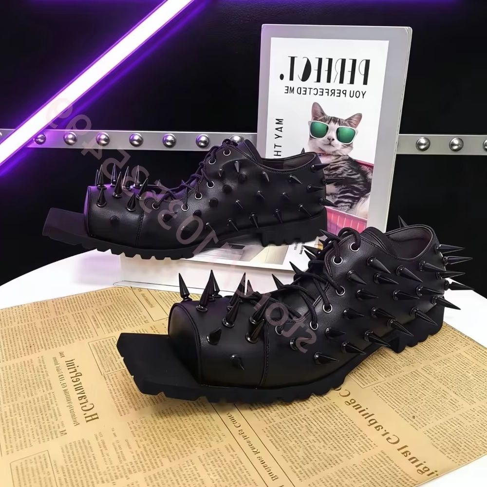Sepatu Boots Kulit Hitam Wanit - Street Fashion Y2K ulasan dan harga