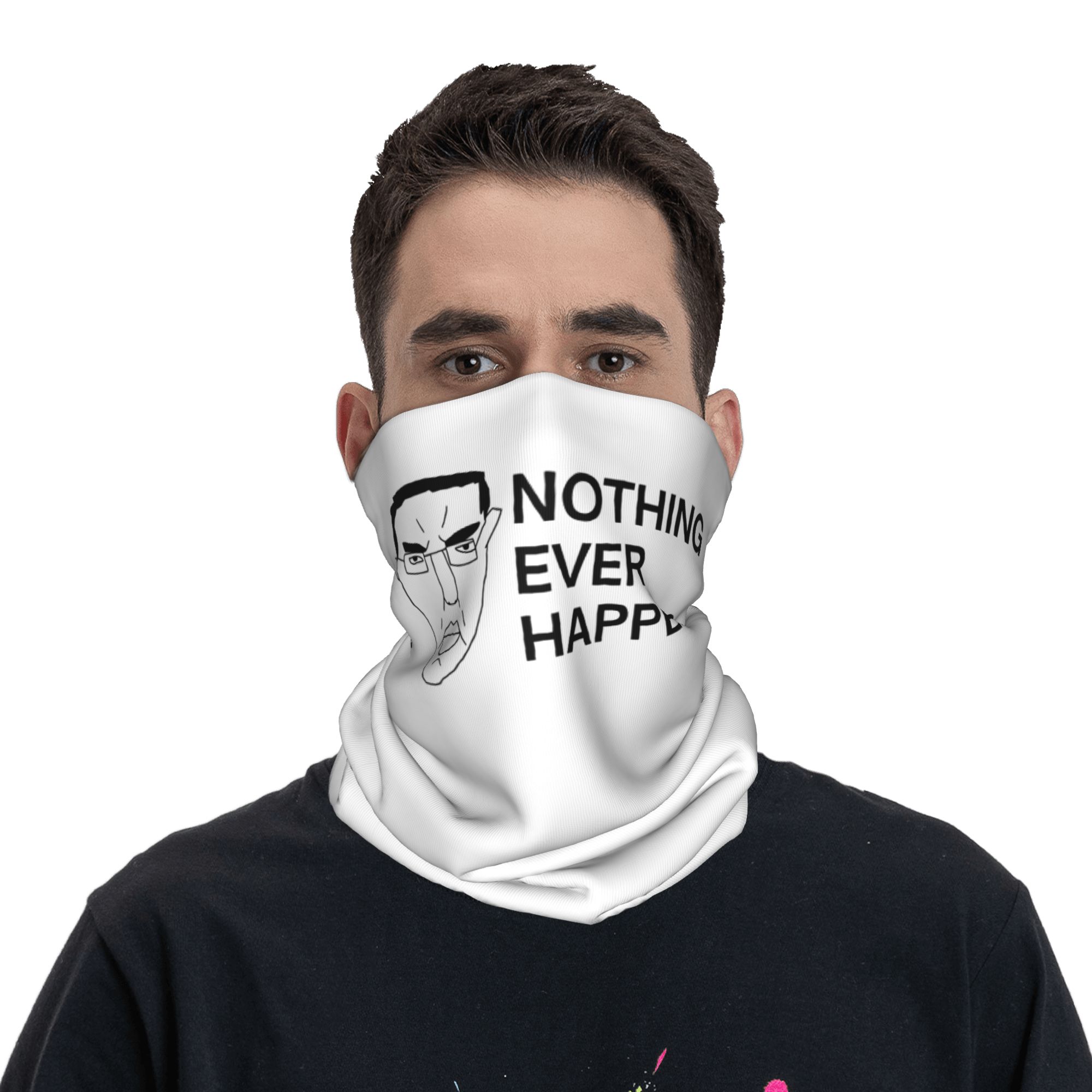 Chudjak Chud Nothing Ever Happ - Balaclava Face Mask ulasan dan harga