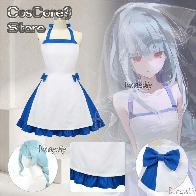 Gaun Karakter Biru Zeno Pakaia - Japanese Street Fashion Female ulasan dan harga